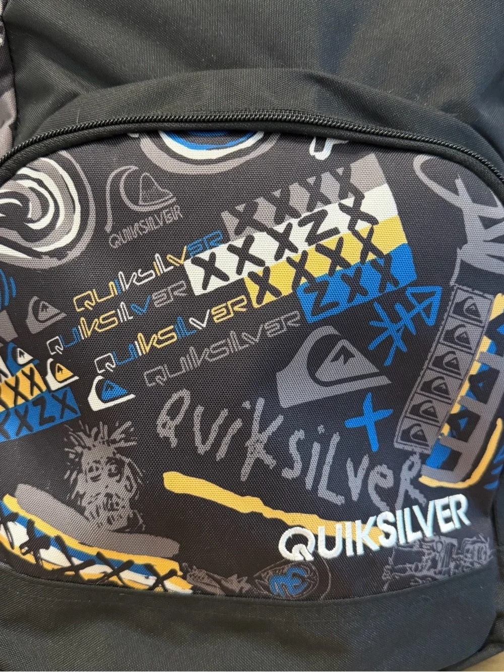 Quiksilver Y2K Style Graphic Skate Surf Backpack